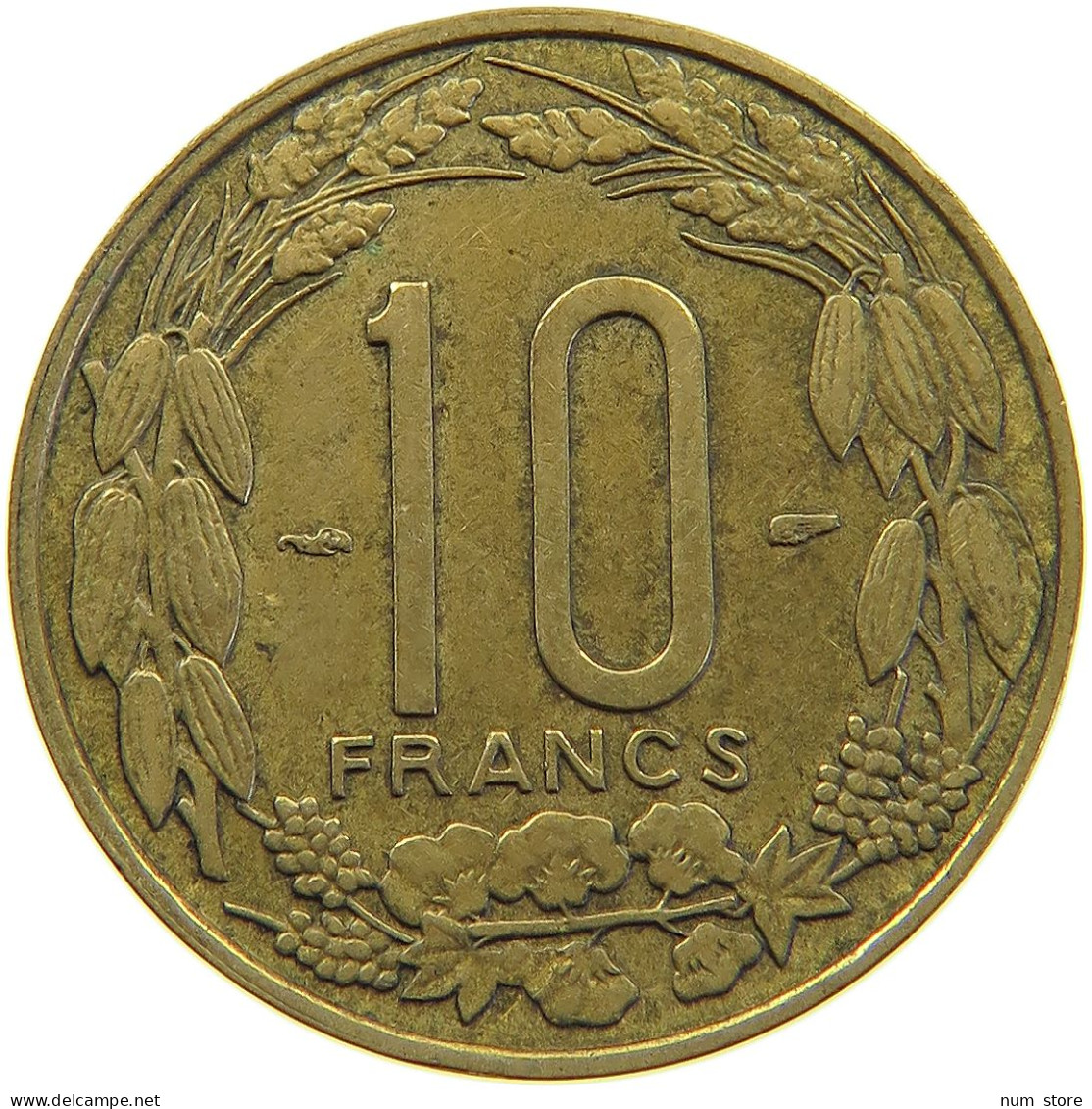 CAMEROON 10 FRANCS 1958  #c067 0365 - Kamerun