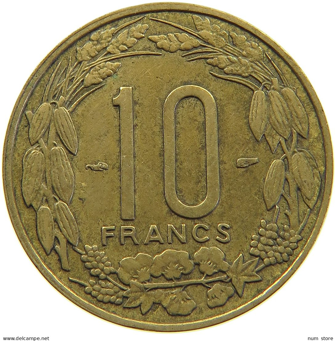 CAMEROON 10 FRANCS 1958  #c067 0365 - Camerun