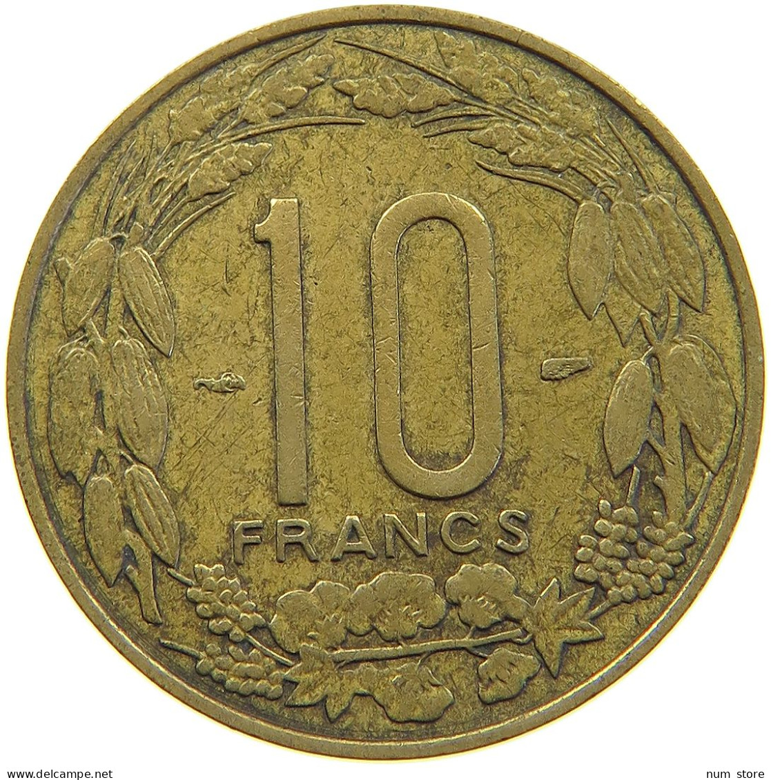 CAMEROON 10 FRANCS 1958  #c067 0361 - Kamerun