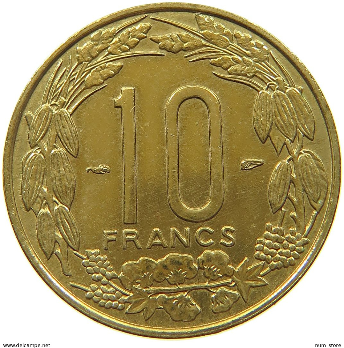 CAMEROON 10 FRANCS 1958  #a033 0917 - Cameroon