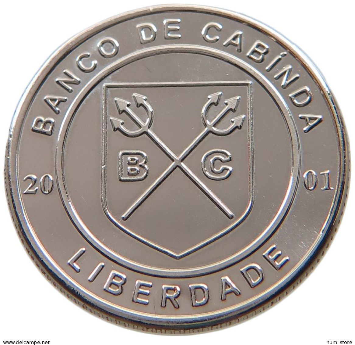 CABINDA 50 CENTAVOS 2001  #alb039 0627 - Angola