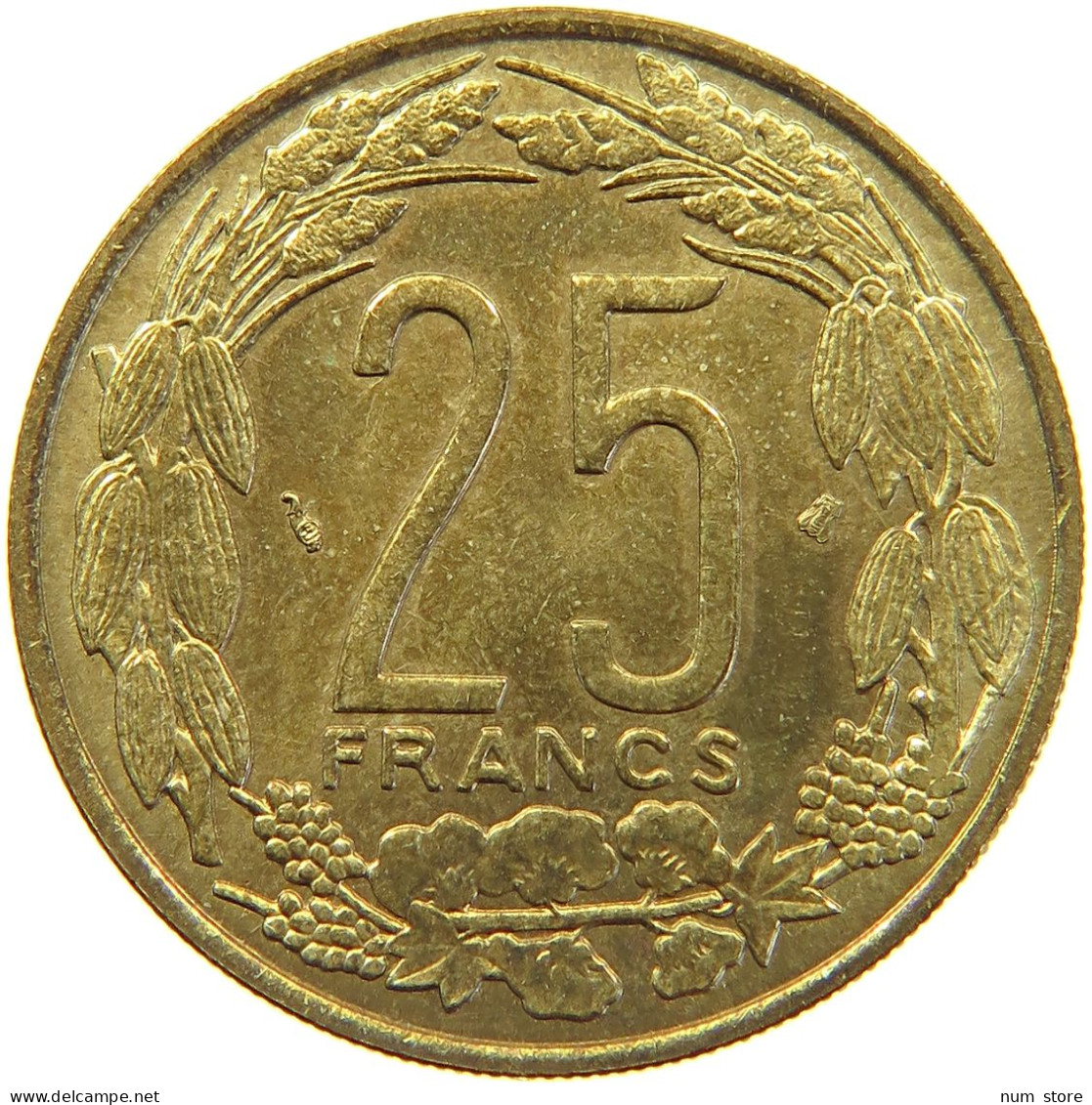 CENTRAL AFRICAN STATES 25 FRANCS 1996  #s022 0203 - Centrafricaine (République)