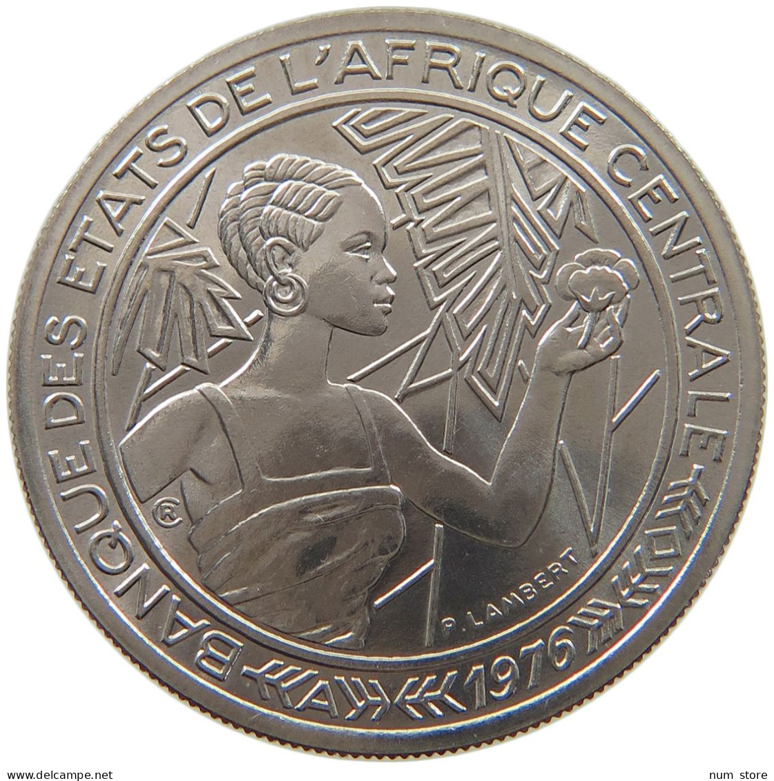 CENTRAL AFRICAN STATES 500 FRANCE 1976 ESSAI  #t084 0077 - Centrafricaine (République)