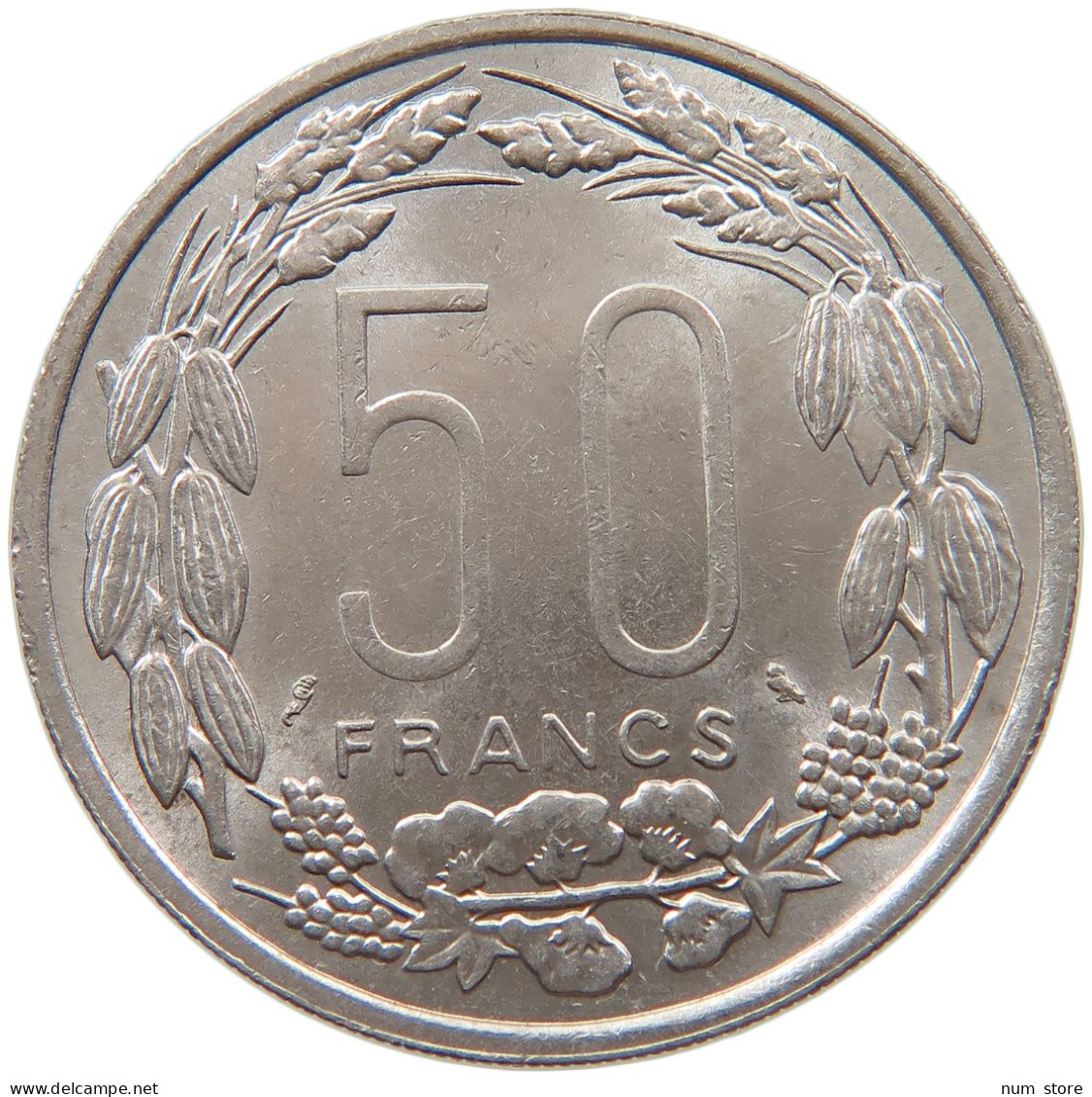 CENTRAL AFRICAN STATES 50 FRANCS 1961  #t162 0541 - Repubblica Centroafricana