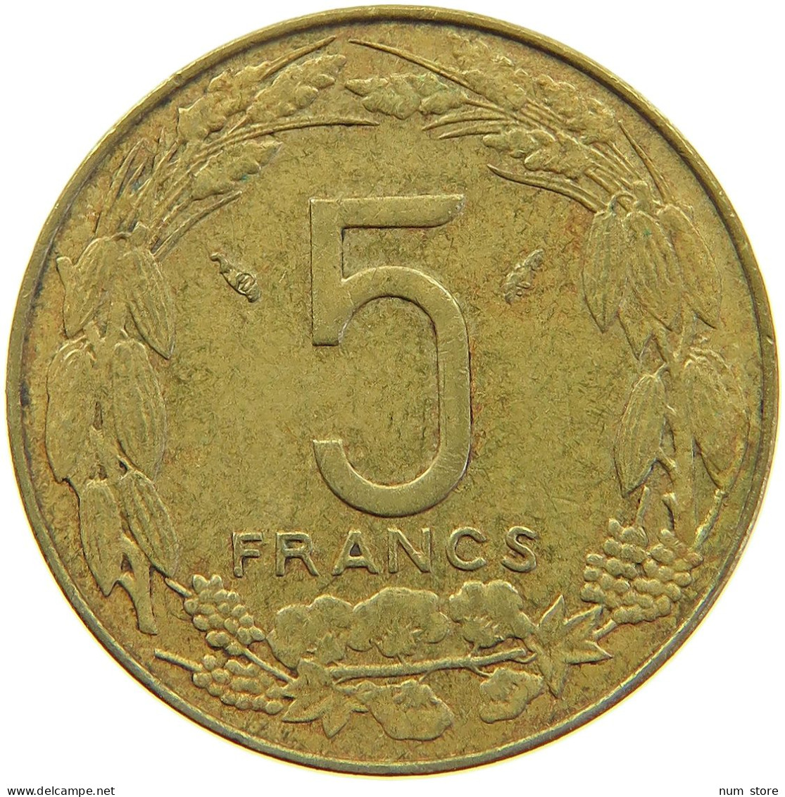 CENTRAL AFRICAN STATES 5 FRANCS 1983  #c067 0437 - República Centroafricana