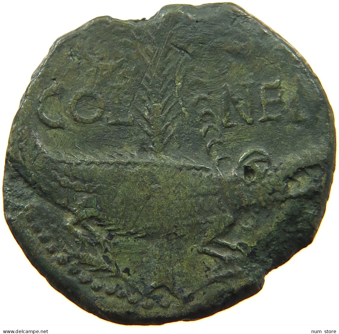 CELTIC NIMES AE AS  NIMES AUGUSTUS AGRIPPA AE AS #t125 0461 - Celtas