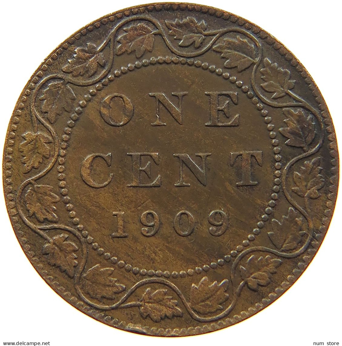 CANADA CENT 1909  Edward VII. (1901 - 1910) #t023 0109 - Canada