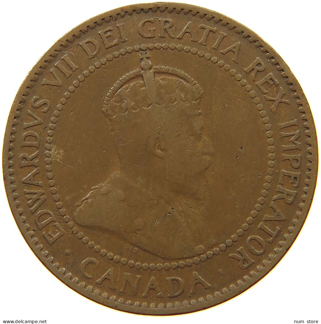 CANADA CENT 1908 Edward VII., 1901 - 1910 #a011 0249 - Canada