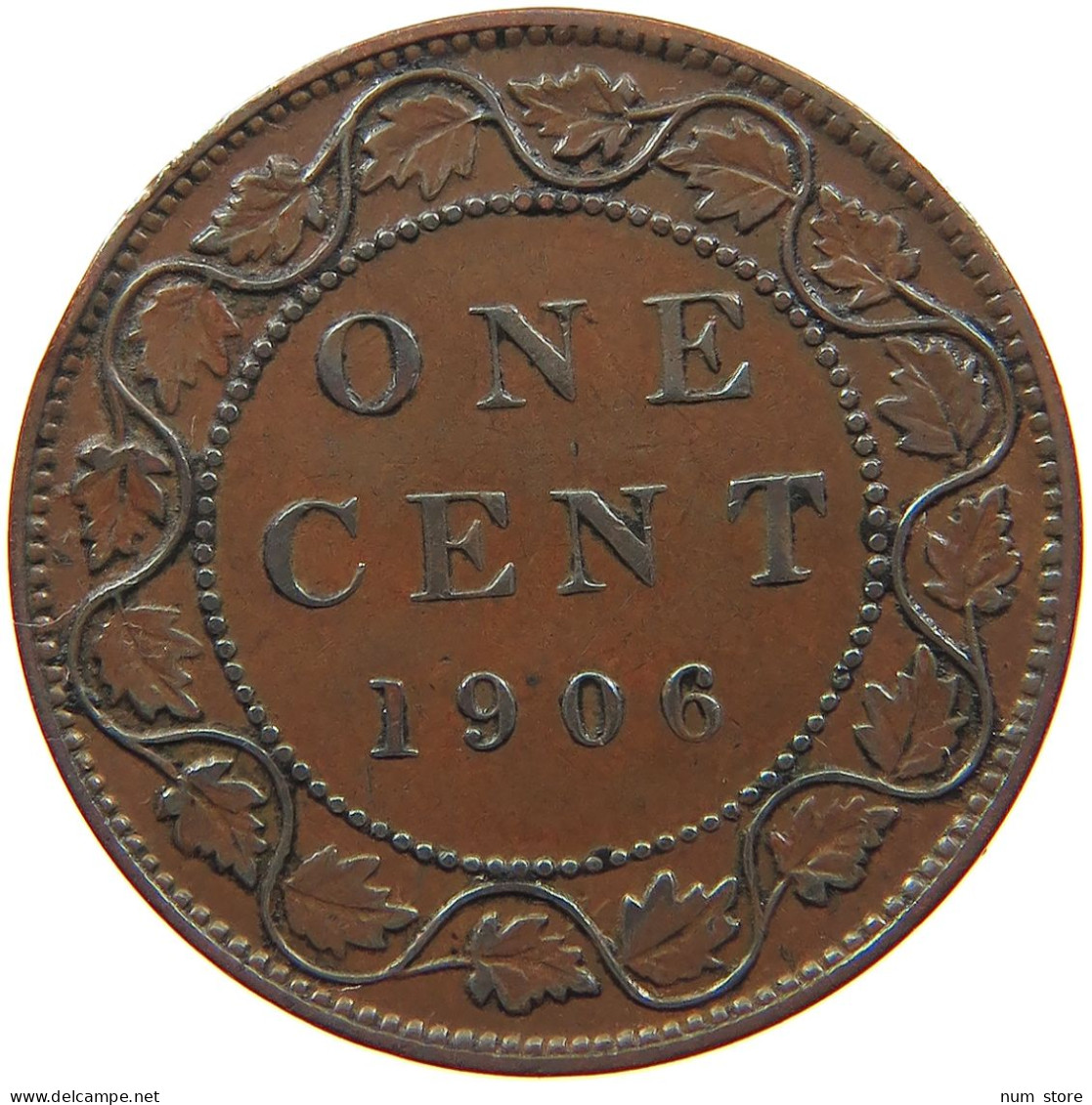 CANADA CENT 1906  Edward VII. (1901 - 1910) #t023 0061 - Canada