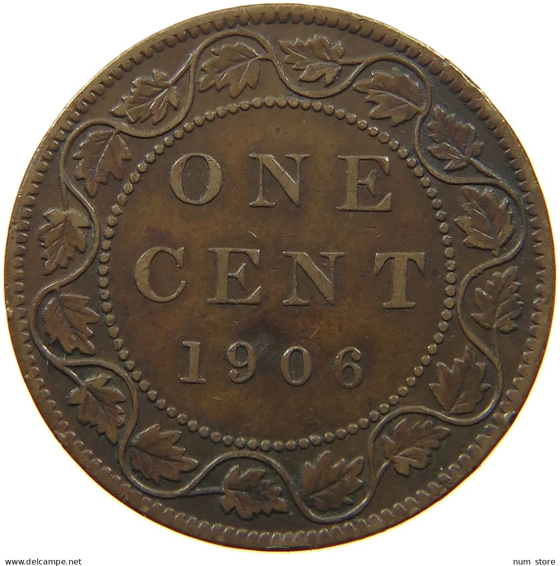 CANADA CENT 1906 Edward VII., 1901 - 1910 #a032 0023 - Canada