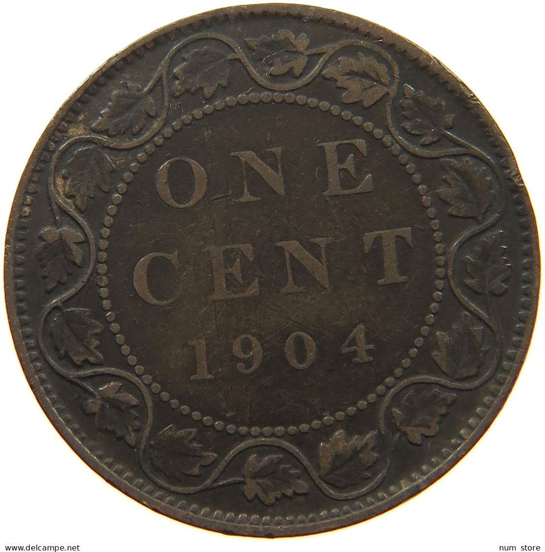 CANADA CENT 1904 Edward VII., 1901 - 1910 #a066 0351 - Canada