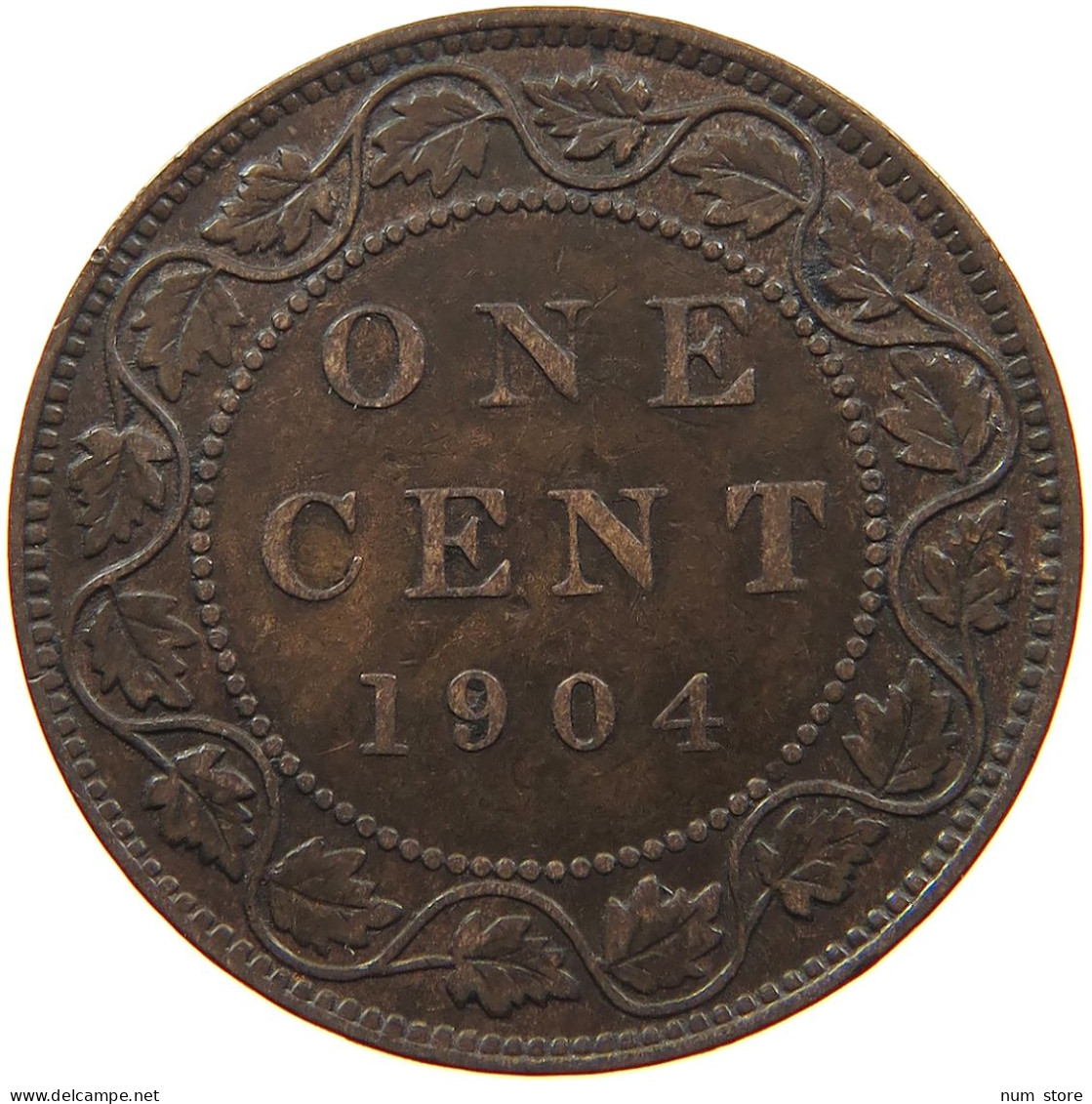 CANADA CENT 1904  Edward VII. (1901 - 1910) #t023 0059 - Canada