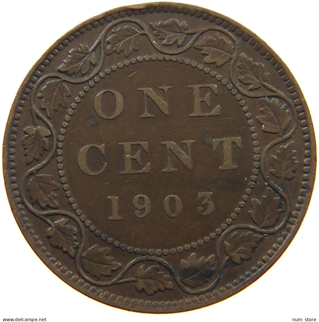 CANADA CENT 1903 Edward VII., 1901 - 1910 #a066 0349 - Canada