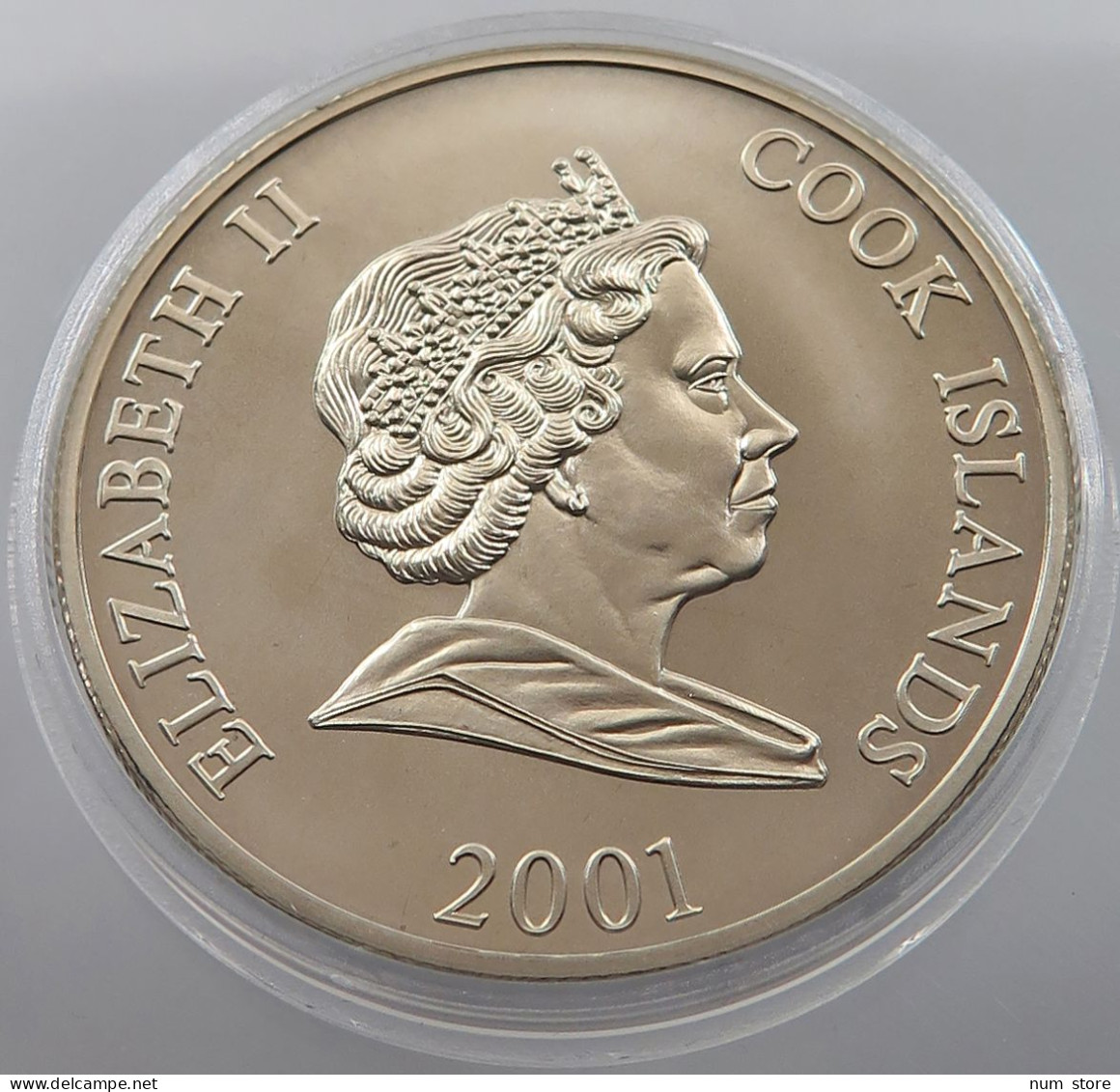 COOK ISLANDS DOLLAR 2001 2001 OLYMPIC GAMES SALT LAKE CITY 2002 #sm07 0891 - Cookinseln