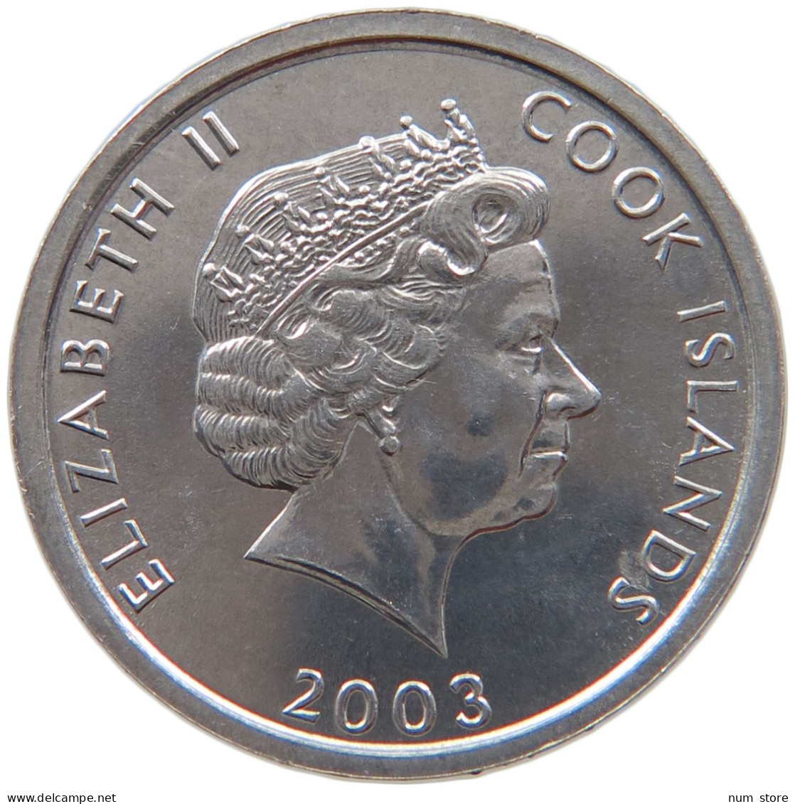 COOK ISLANDS CENT 2003 Elizabeth II. (1952-2022) #s018 0129 - Cook