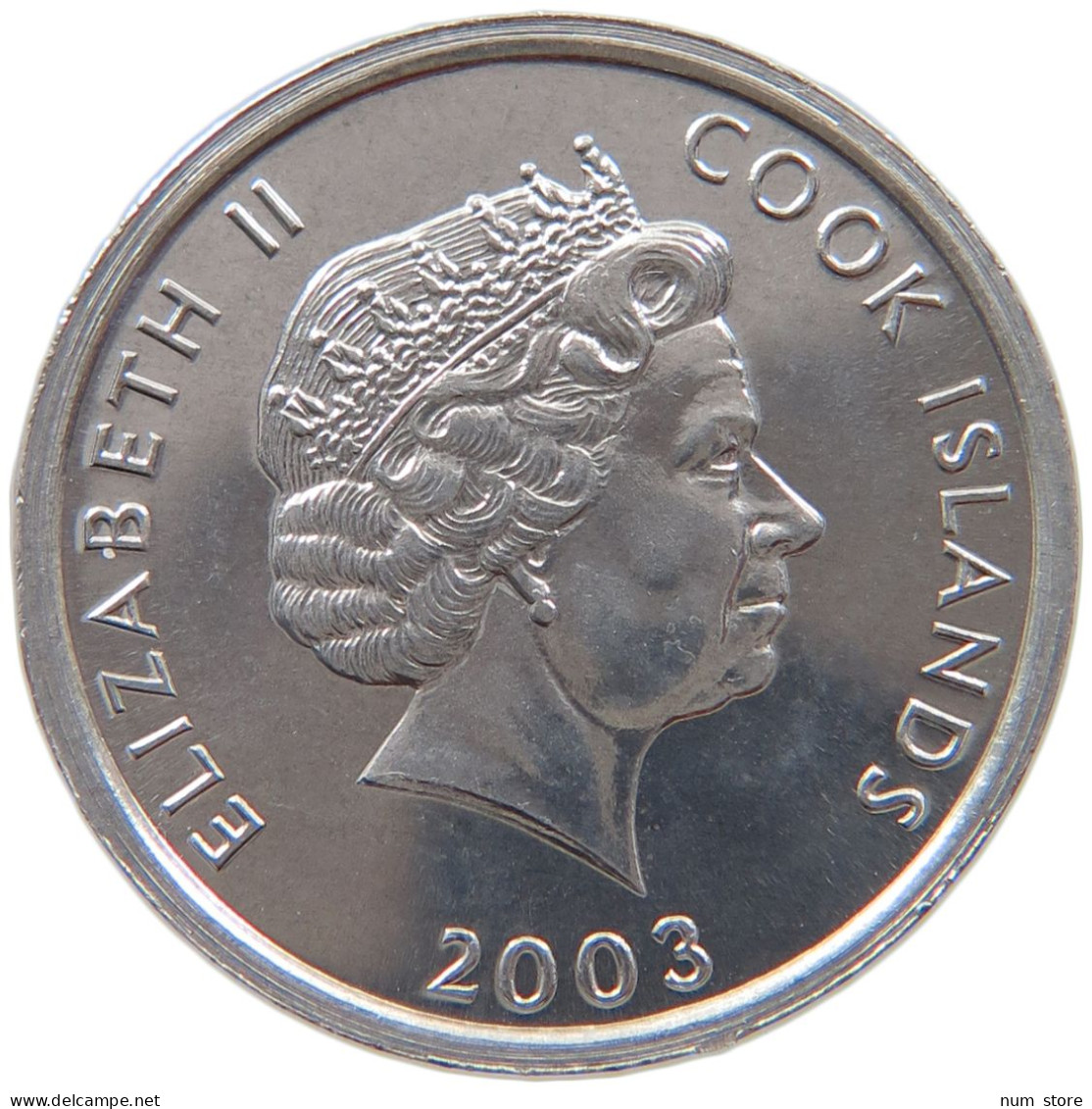 COOK ISLANDS CENT 2003 Elizabeth II. (1952-2022) #s018 0109 - Cookinseln