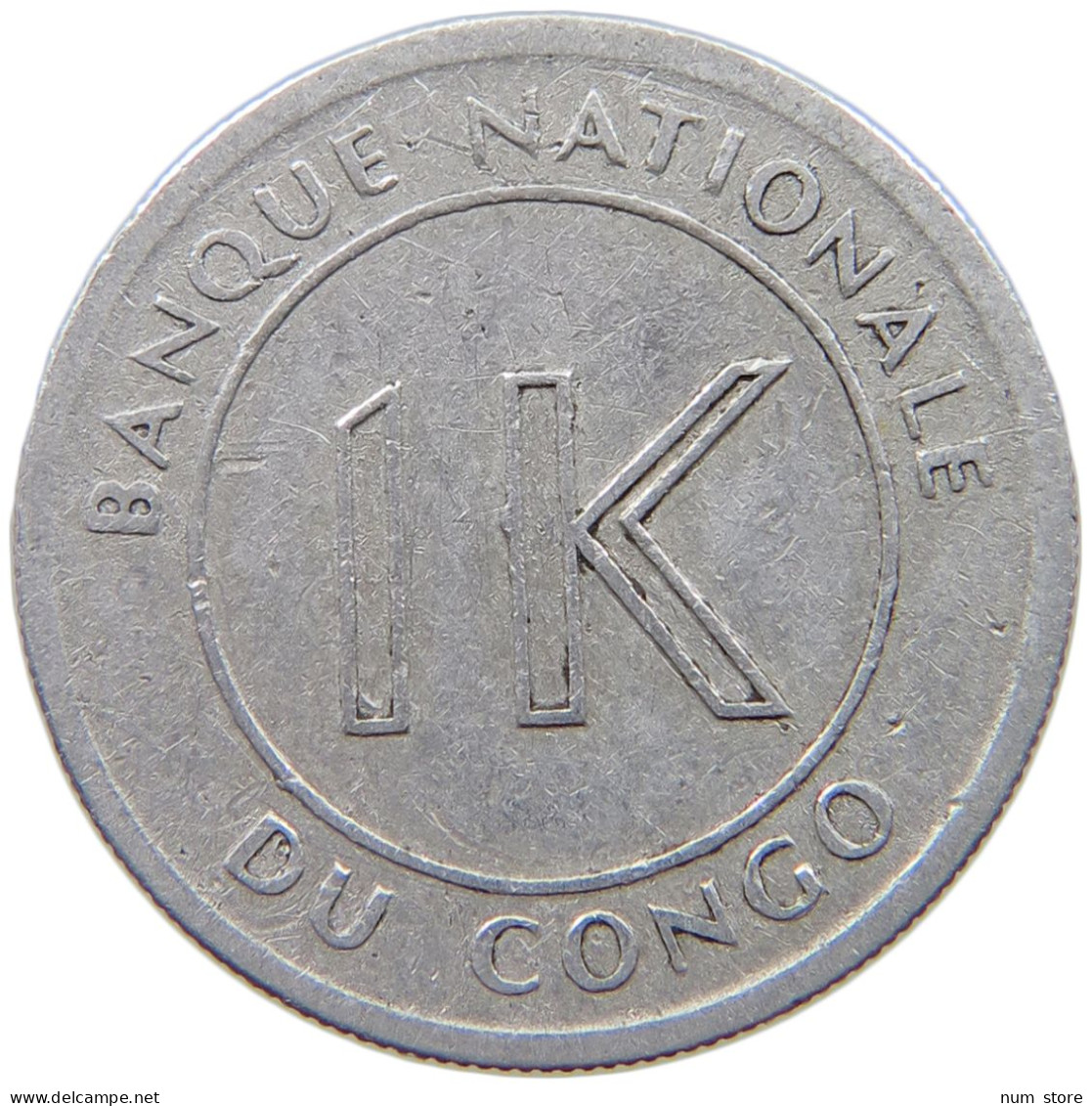 CONGO LIKUTA 1967  #a076 0473 - Kongo - Zaire (Dem. Republik, 1964-70)