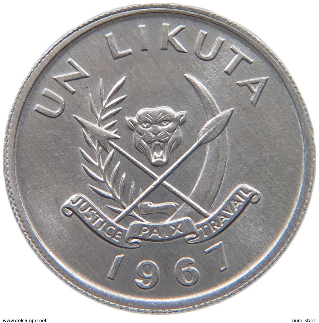 CONGO LIKUTA 1967  #c030 0179 - Congo (Democratische Republiek 1964-70)