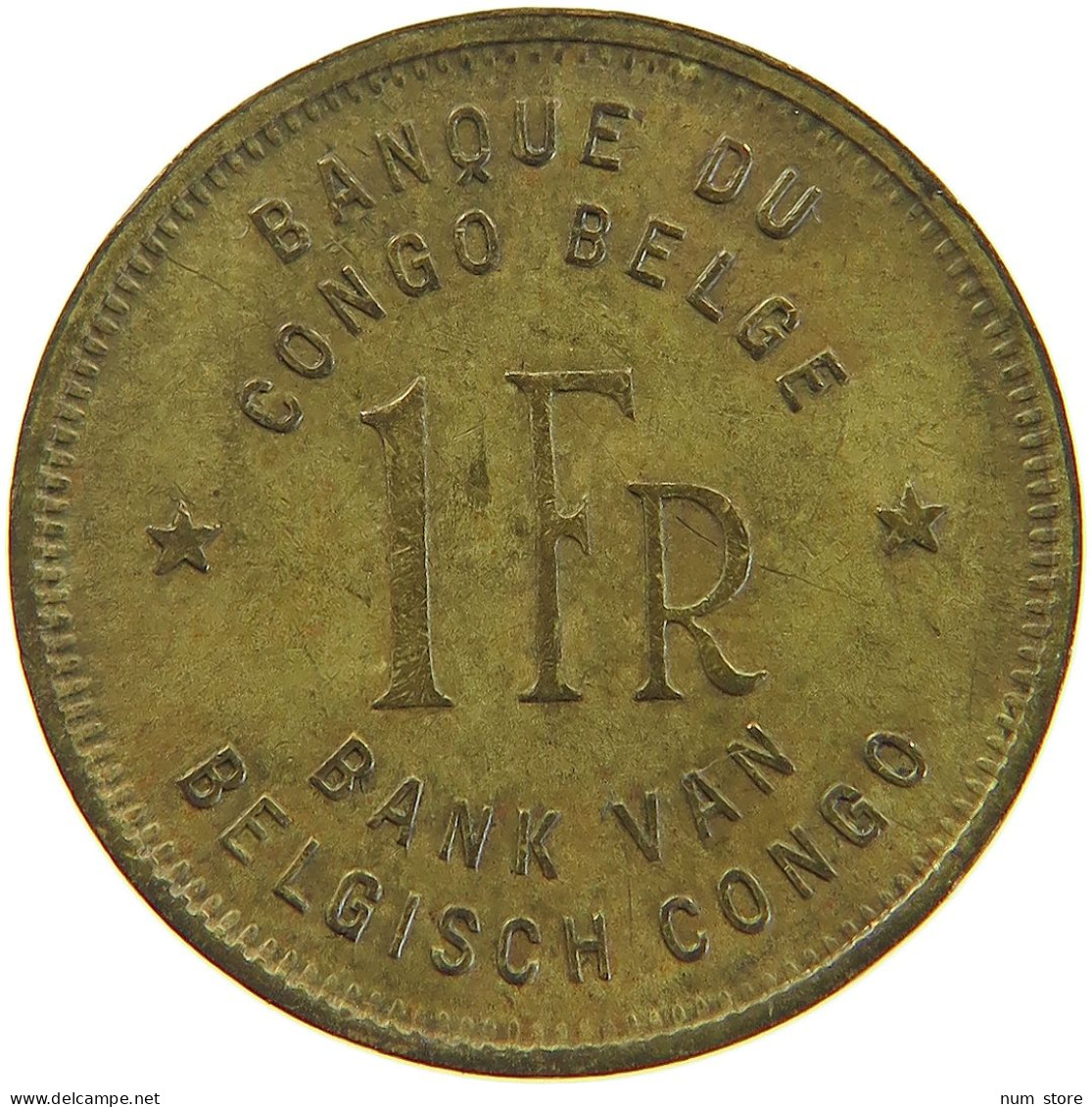 CONGO BELGIAN FRANC 1949  #a069 0839 - 1945-1951: Regentschap