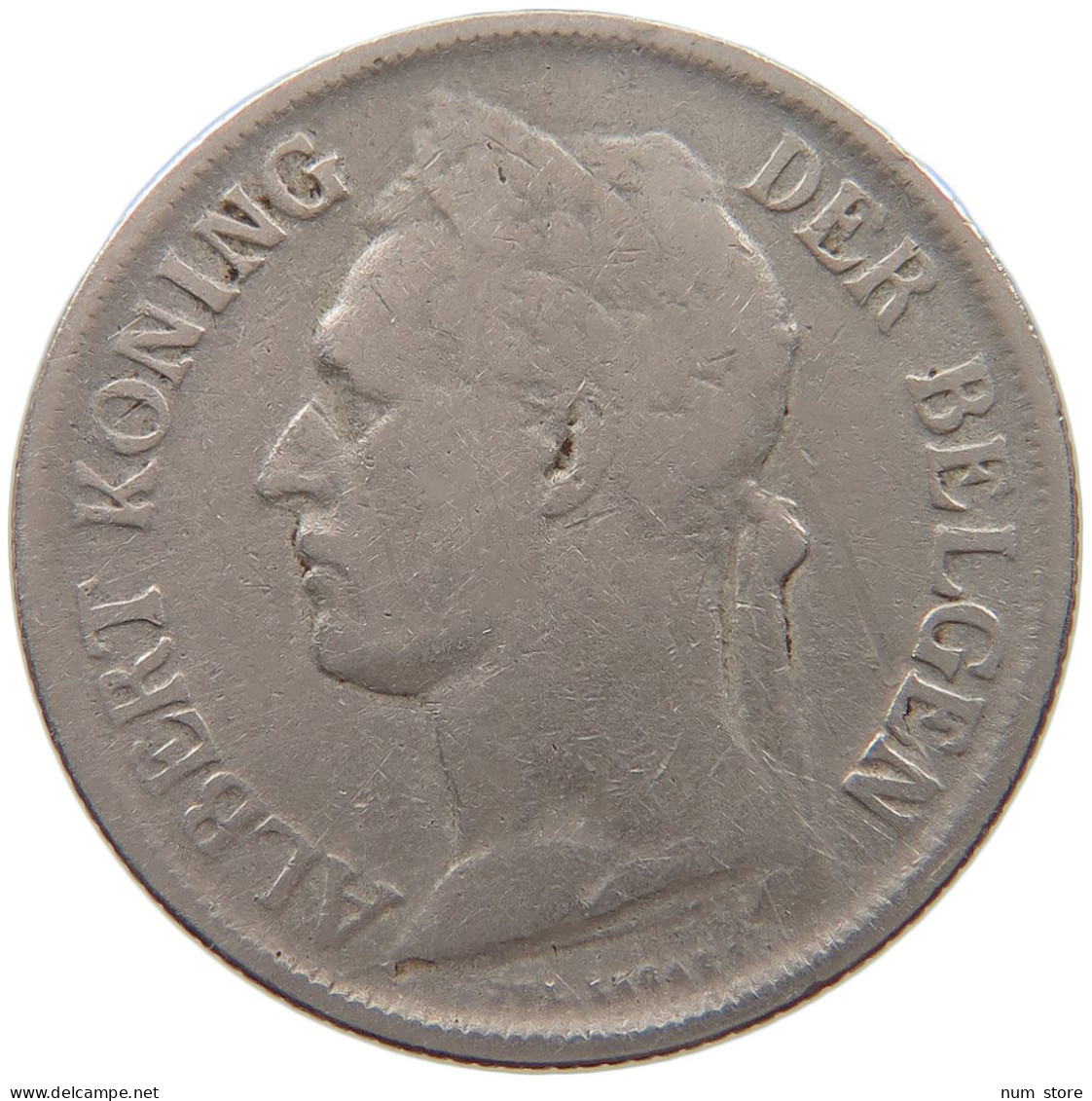 CONGO BELGIAN FRANC 1924  #a061 0043 - 1910-1934: Albert I.