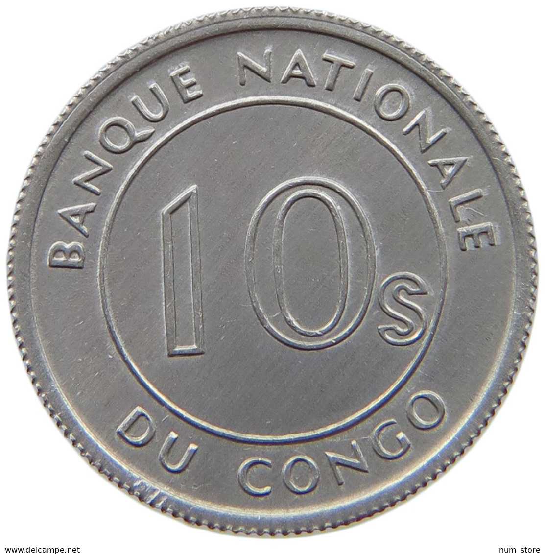 CONGO 10 SENGI 1967  #s064 0315 - Congo (República Democrática 1964-70)