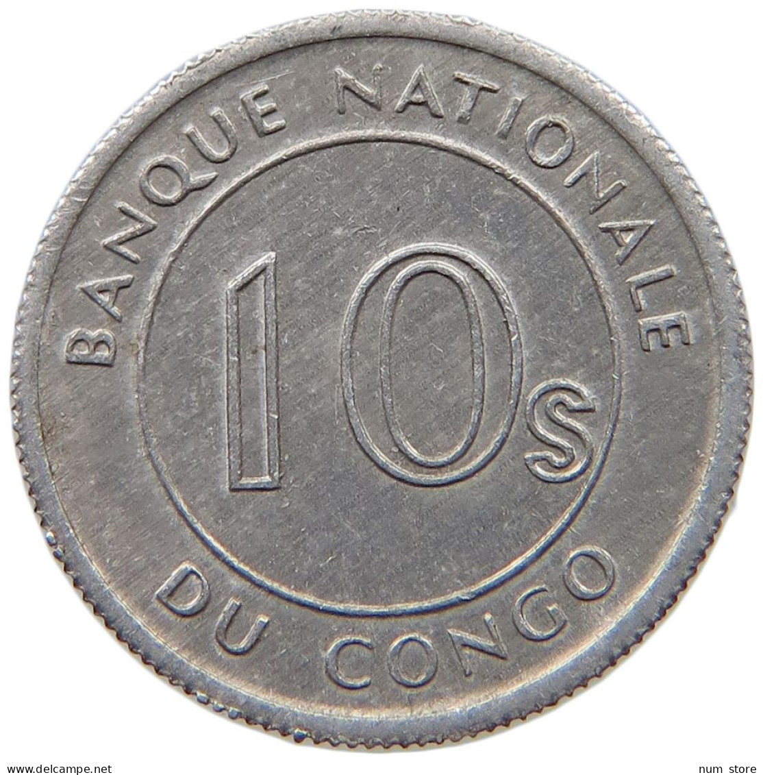 CONGO 10 SENGI 1967  #s069 0825 - Congo (Rép. Démocratique, 1964-70)