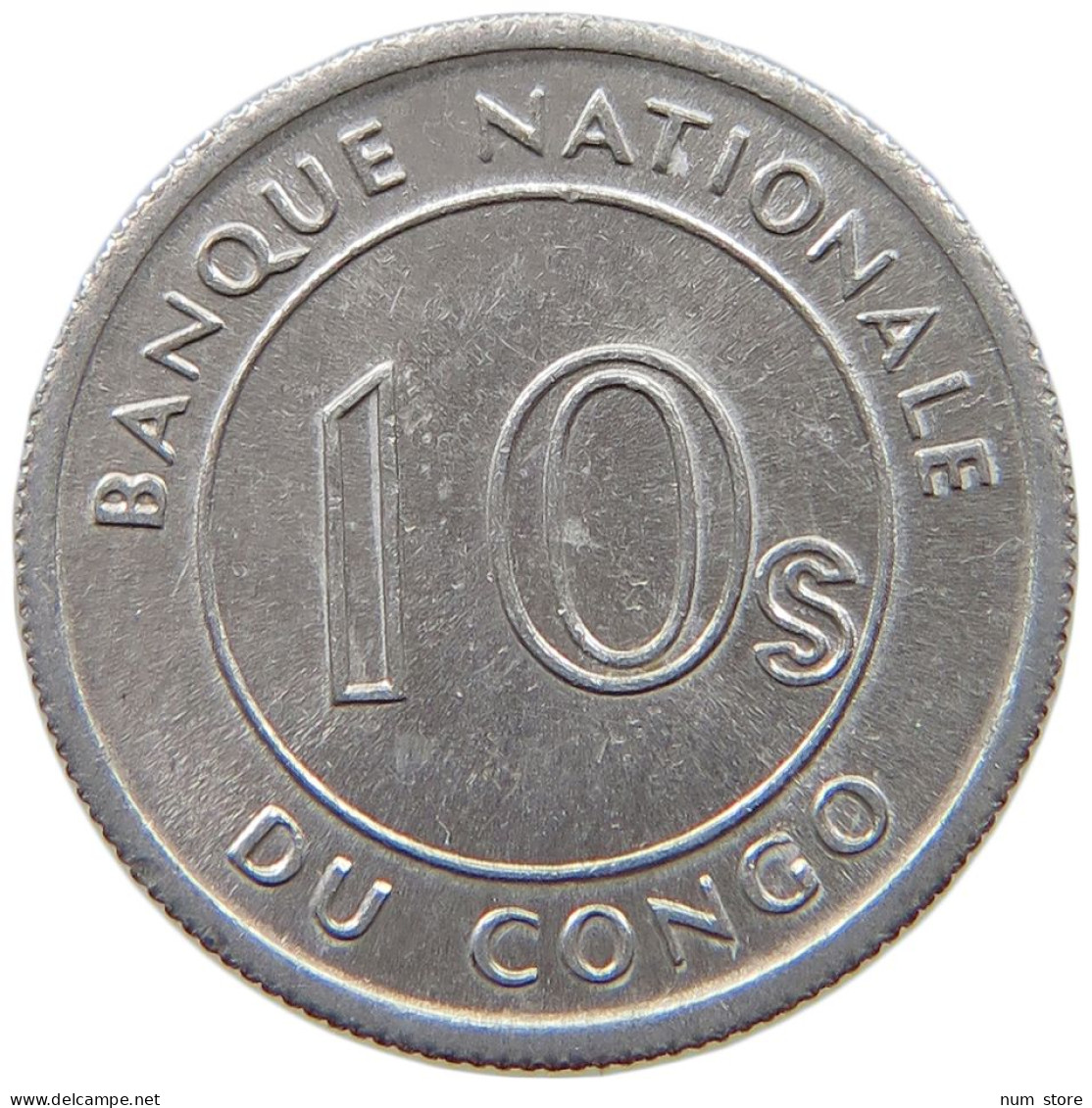 CONGO 10 SENGI 1967  #s069 0823 - Congo (Rép. Démocratique, 1964-70)