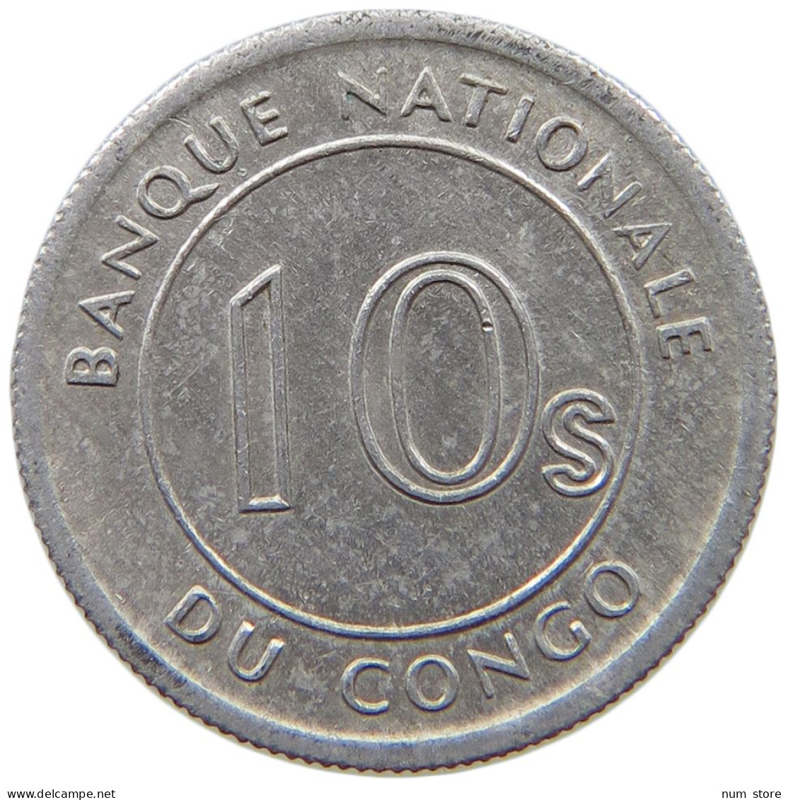 CONGO 10 SENGI 1967  #a089 0235 - Congo (República Democrática 1964-70)