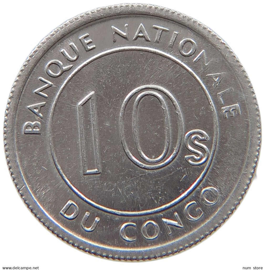 CONGO 10 SENGI 1967  #s069 0821 - Congo (Repubblica Democratica 1964-70)