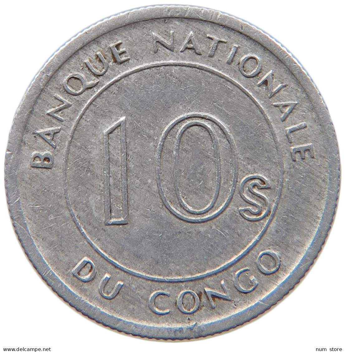 CONGO 10 SENGI 1967  #s029 0097 - Congo (República Democrática 1964-70)