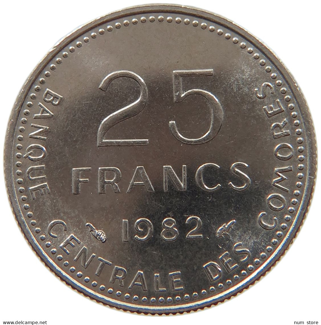 COMORES 25 FRANCS 1982  #s028 0197 - Comores