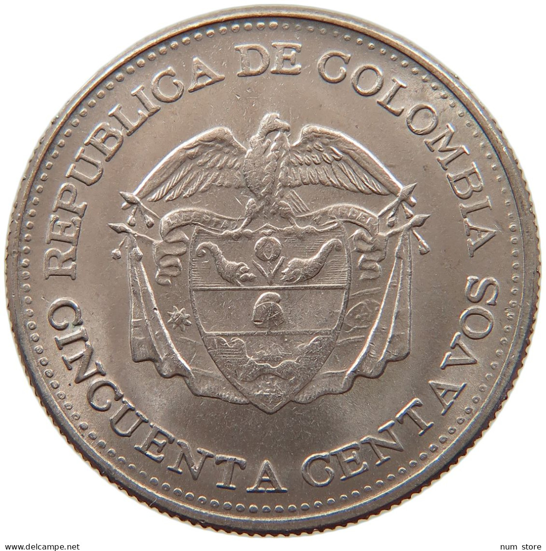 COLOMBIA 50 CENTAVOS 1963  #s026 0043 - Kolumbien