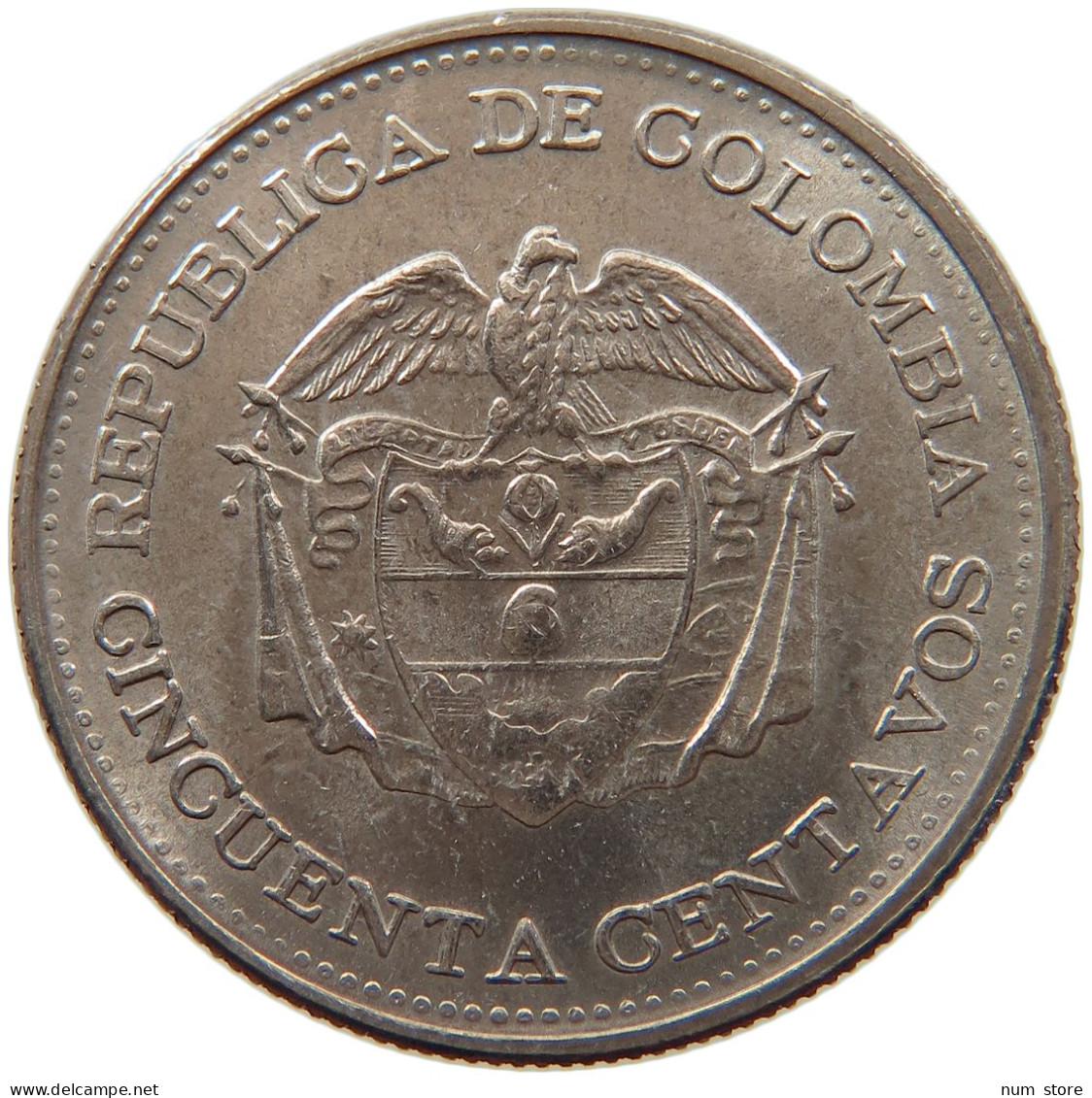 COLOMBIA 50 CENTAVOS 1964  #s026 0039 - Kolumbien
