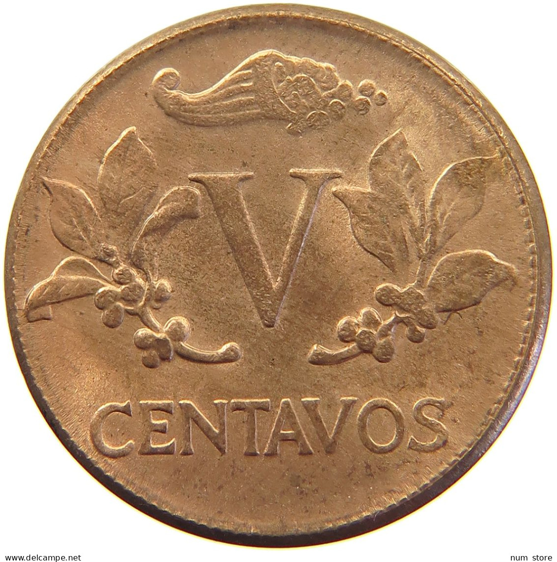 COLOMBIA 5 CENTAVOS 1960  #s023 0323 - Colombia