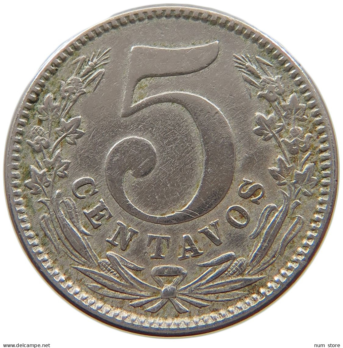 COLOMBIA 5 CENTAVOS 1886  #t092 0081 - Colombia