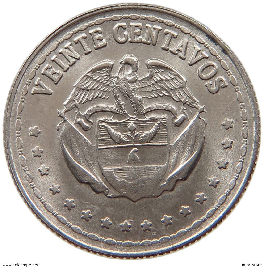COLOMBIA 20 CENTAVOS 1959  #a017 0117 - Colombie