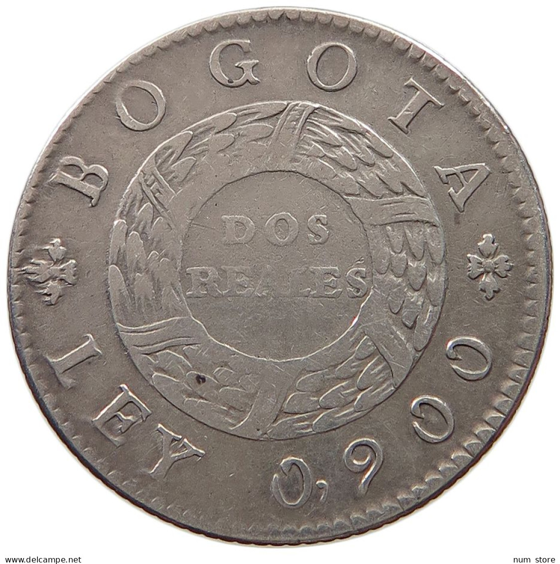 COLOMBIA 2 REALES 1849  #t072 0547 - Colombie