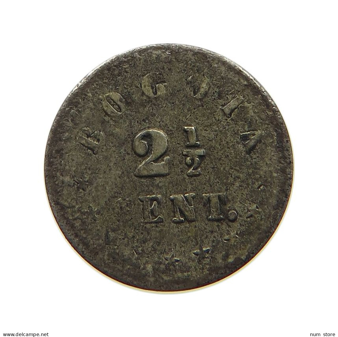 COLOMBIA 2 1/2 CENTAVOS 1880  #t161 0443 - Colombia