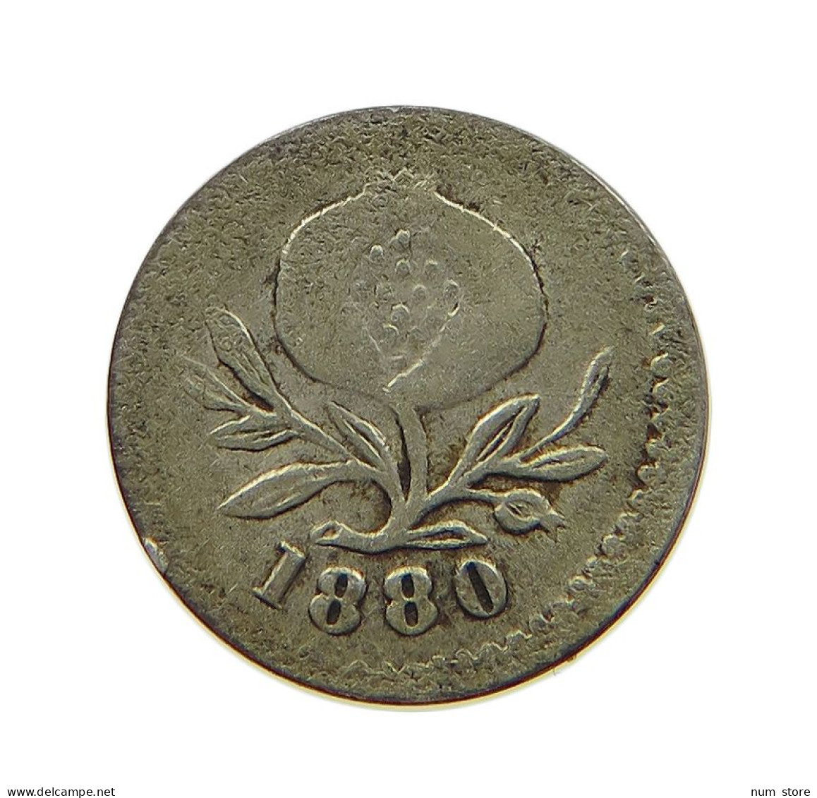 COLOMBIA 2 1/2 CENTAVOS 1880  #t161 0443 - Kolumbien