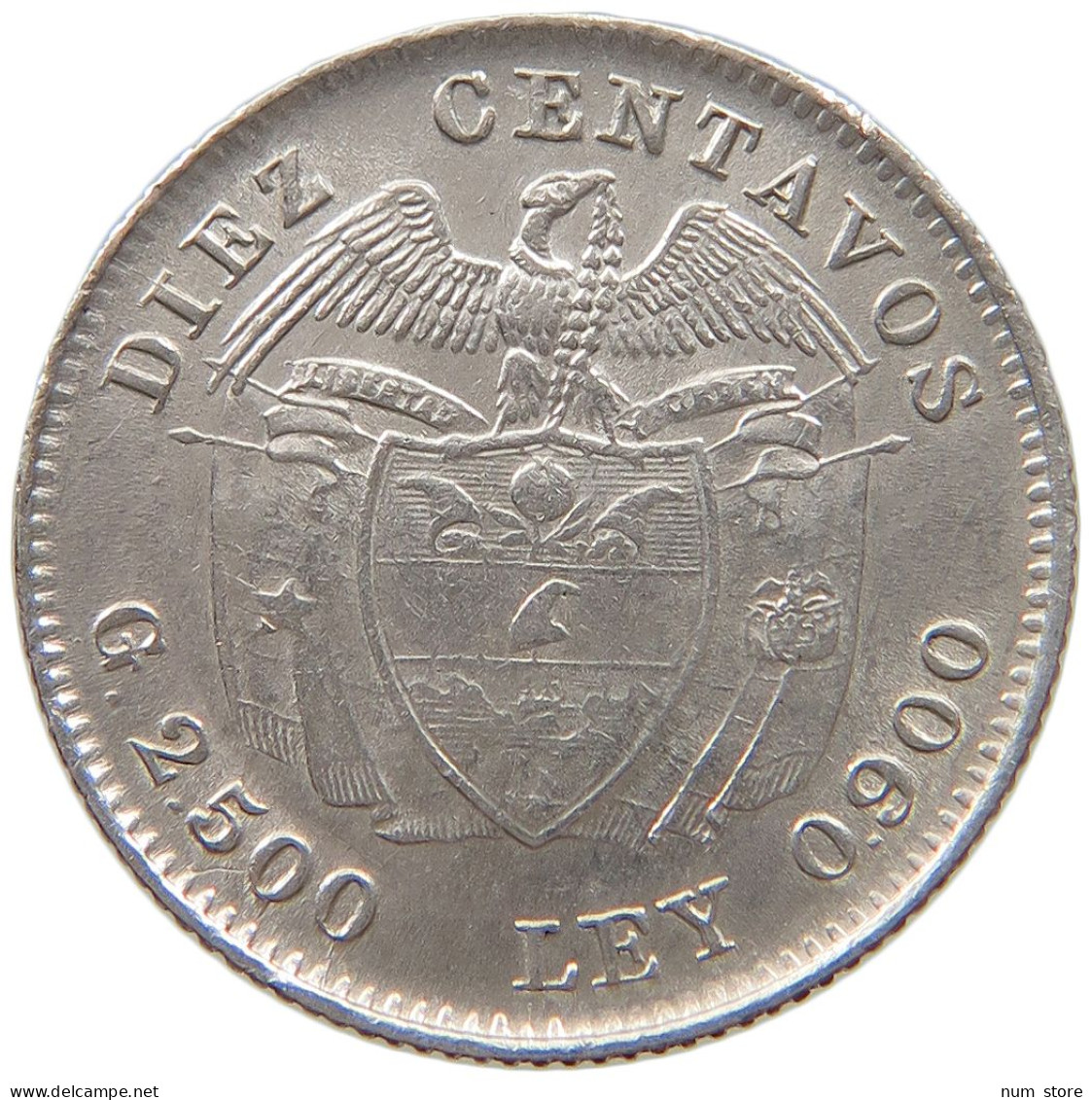 COLOMBIA 10 CENTAVOS 1938  #t072 0559 - Colombie