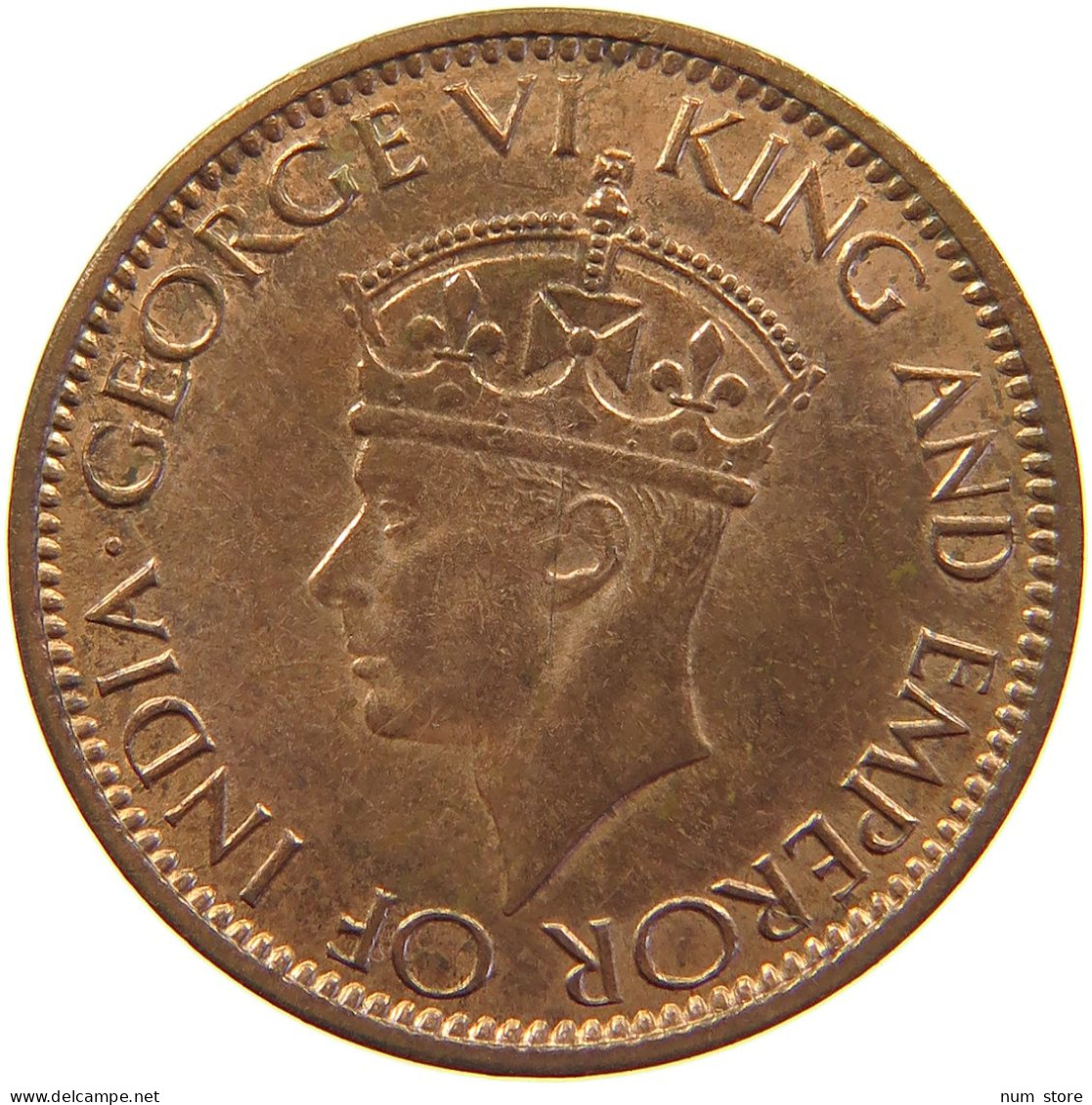 CEYLON CENT 1945 George VI. (1936-1952) #s018 0253 - Sri Lanka