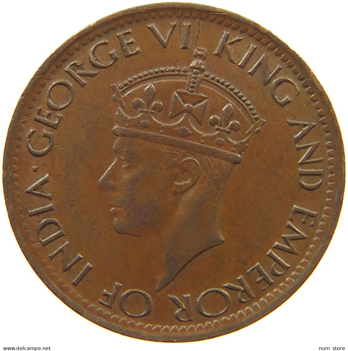 CEYLON CENT 1943 George VI. (1936-1952) #c022 0161 - Sri Lanka