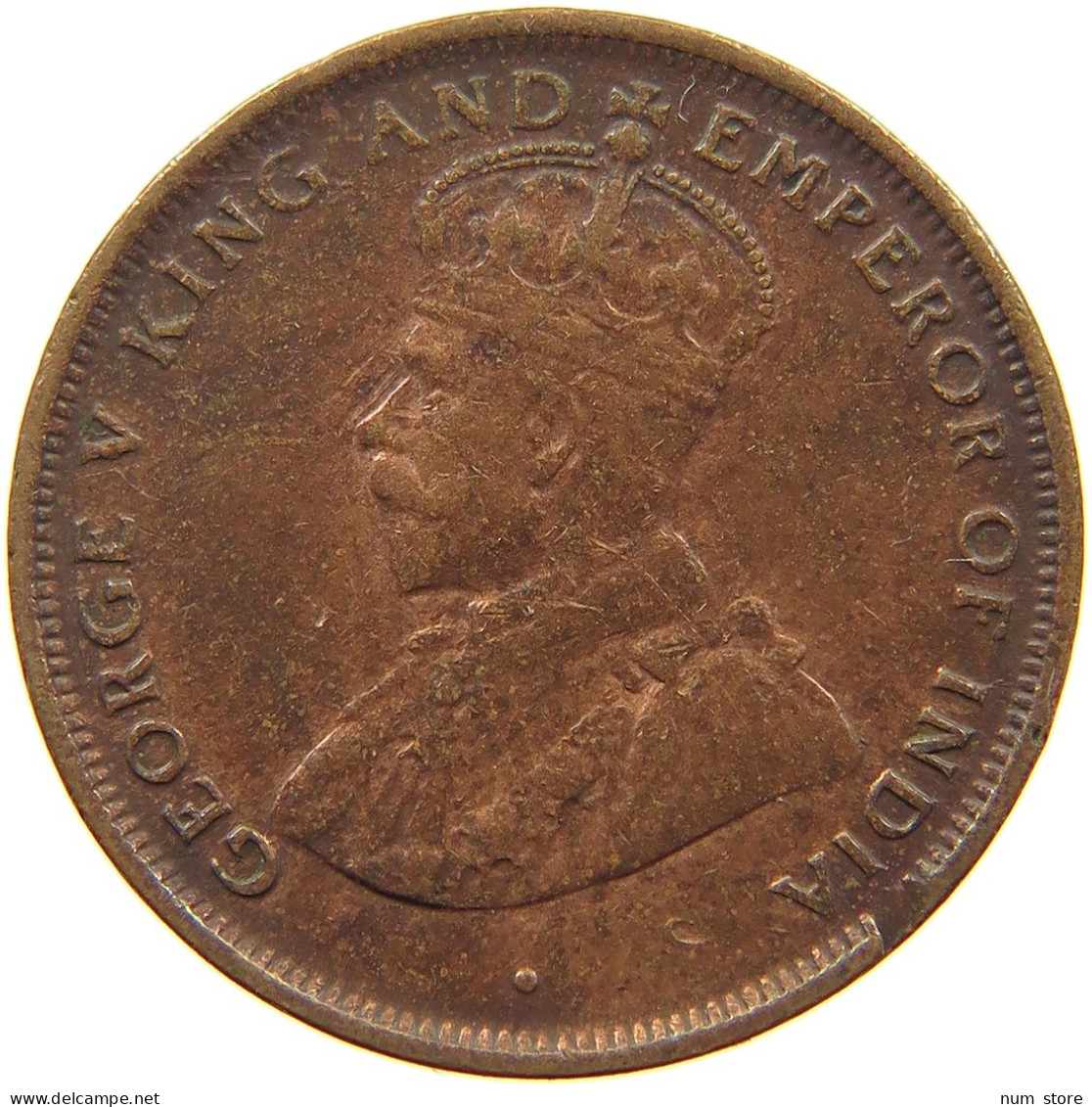 CEYLON CENT 1925 George V. (1910-1936) #a093 0111 - Sri Lanka