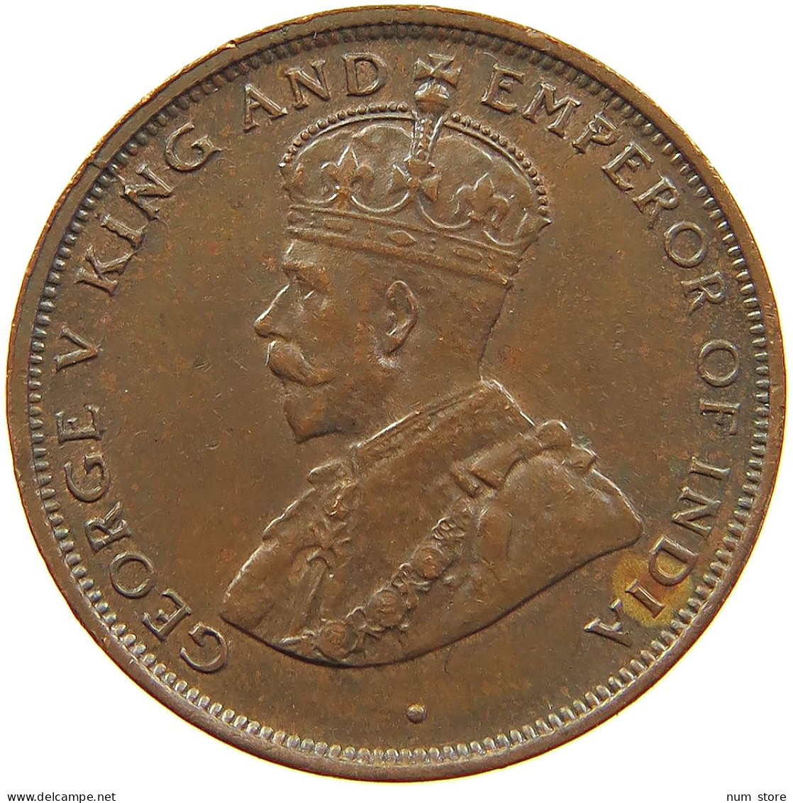 CEYLON CENT 1912 George V. (1910-1936) #t018 0053 - Sri Lanka