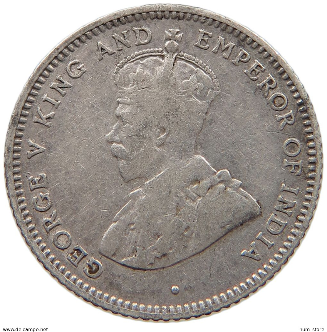 CEYLON 25 CENTS 1926 George V. (1910-1936) #c034 0463 - Sri Lanka