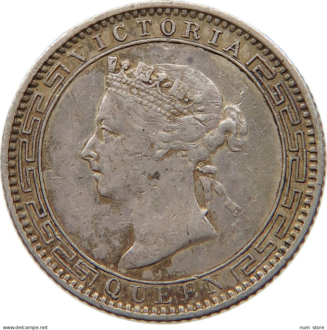 CEYLON 25 CENTS 1892 Victoria 1837-1901 #t121 0247 - Sri Lanka