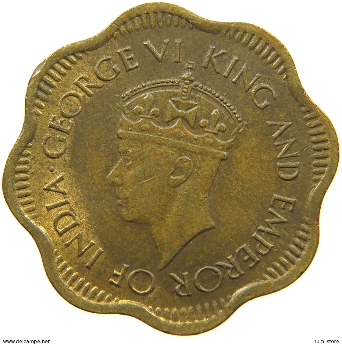 CEYLON 10 CENTS 1944 George VI. (1936-1952) #c014 0343 - Sri Lanka