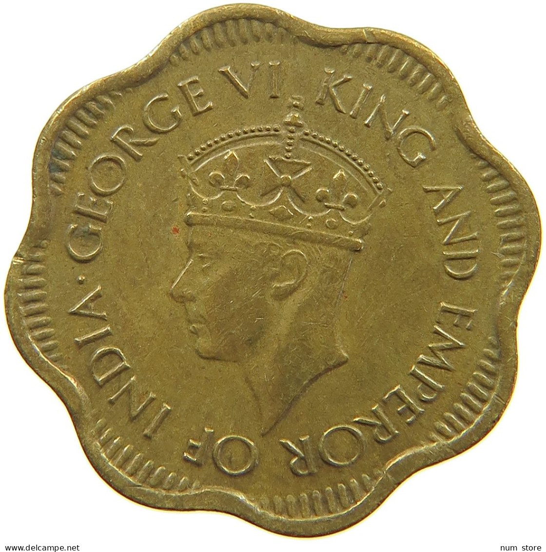 CEYLON 10 CENTS 1944 George VI. (1936-1952) #a094 0579 - Sri Lanka