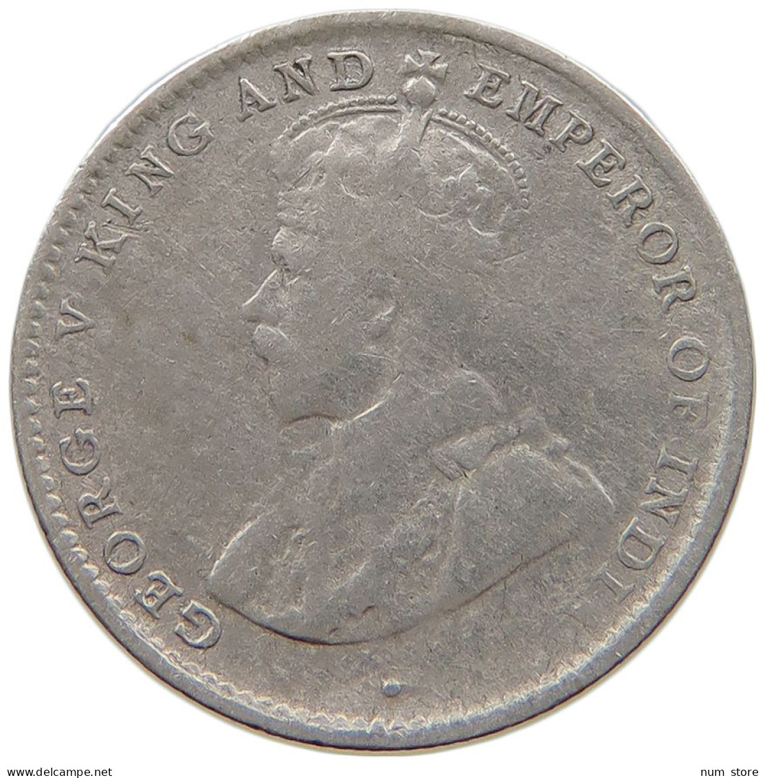 CEYLON 10 CENTS 1925 George V. (1910-1936) #a090 0515 - Sri Lanka