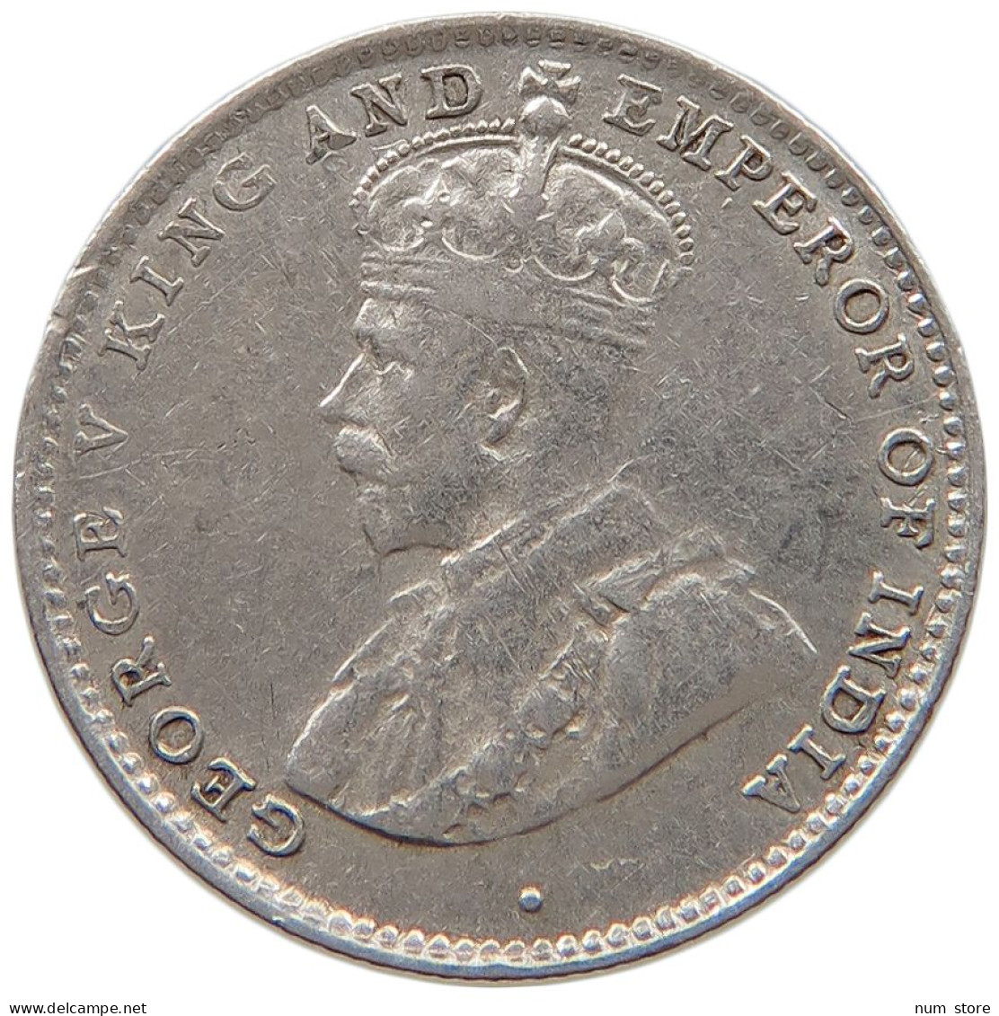 CEYLON 10 CENTS 1920 George V. (1910-1936) #c018 0313 - Sri Lanka